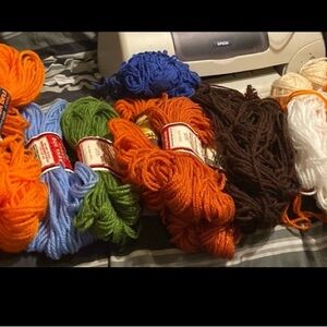 Vintage Caron/Aunt Lydia’s Heavy Rug Yarn Bundle - Multicolor